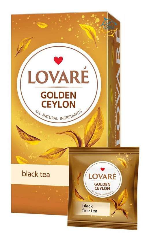 Herbata Lovare mieszanka Golden Ceylon - 2g. x 24t