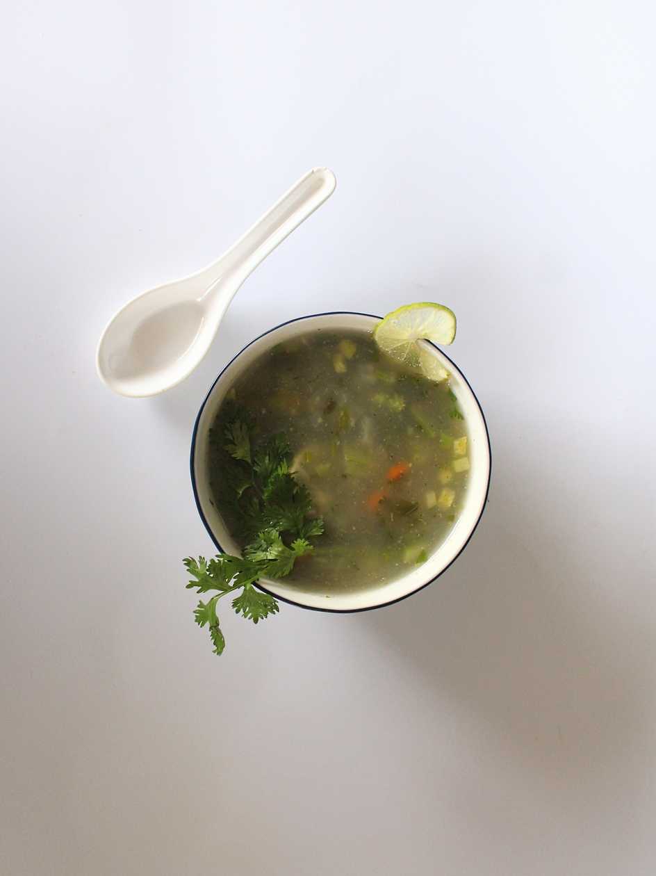 Lemon Pepper Coriander Soup