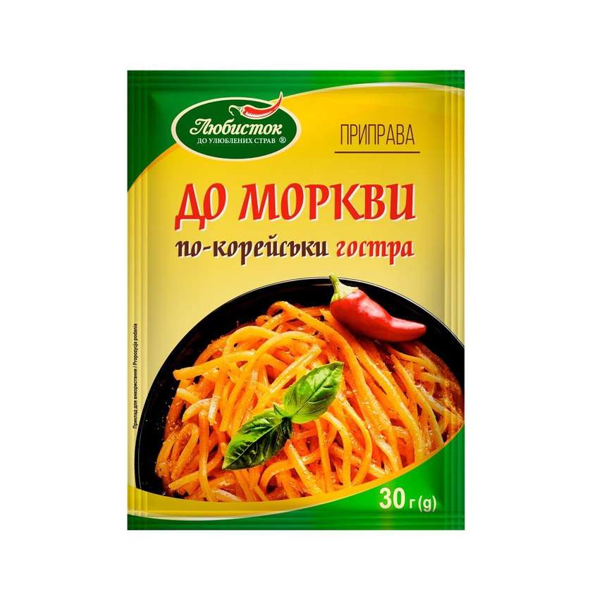 Przyprawa do marchewki po koreańsku ostra LUBYSTOK - 30g