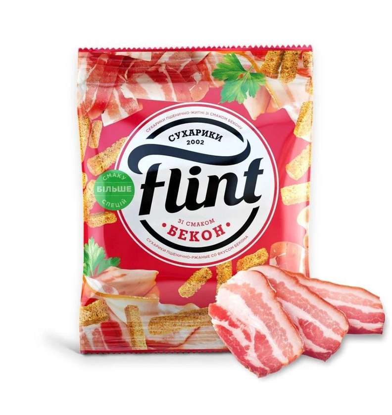 Sucharki pszenno-żytnie Flint - bekon