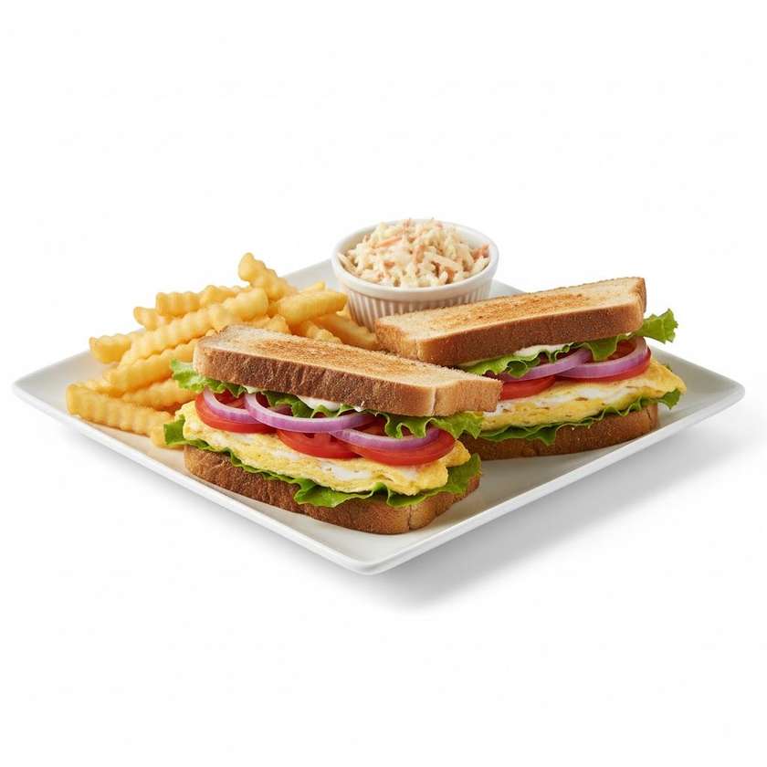 Egg and Tomato Sandwich