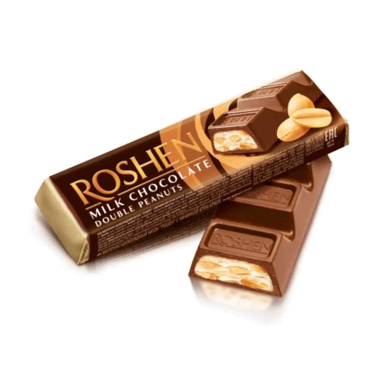 Batonik Roshen z kremem arachidowym i orzechami - 1 szt.