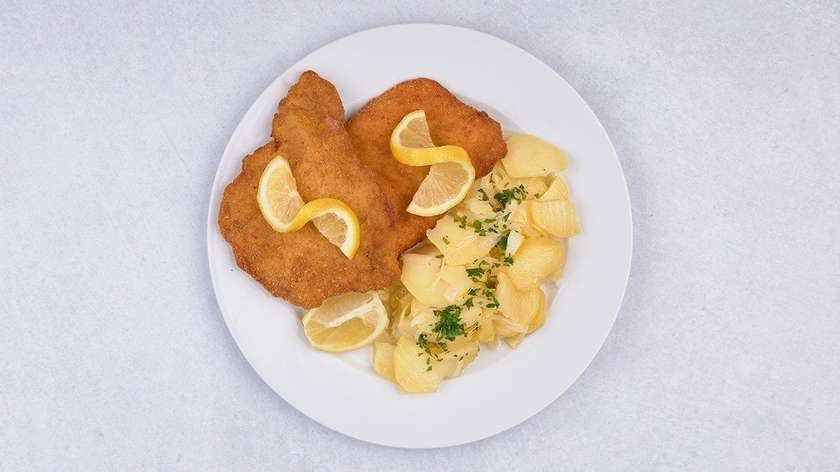 XXL Pork Schnitzel from Chops