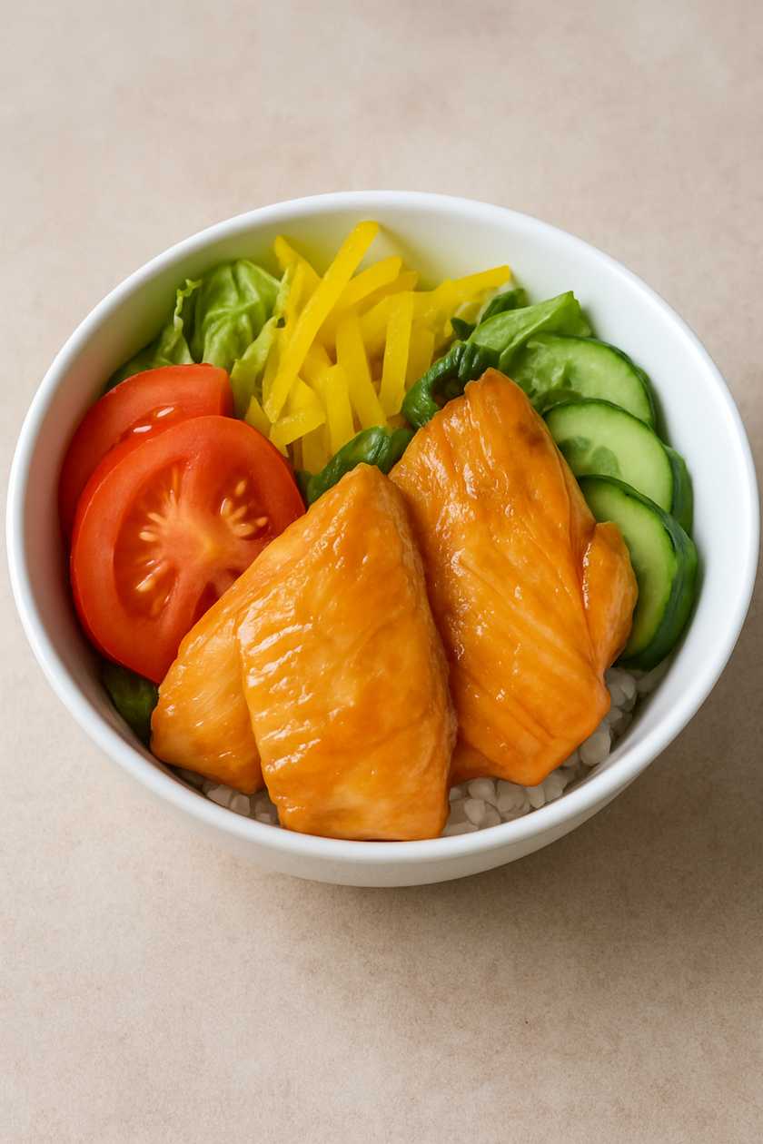 Salmon Teriyaki Don