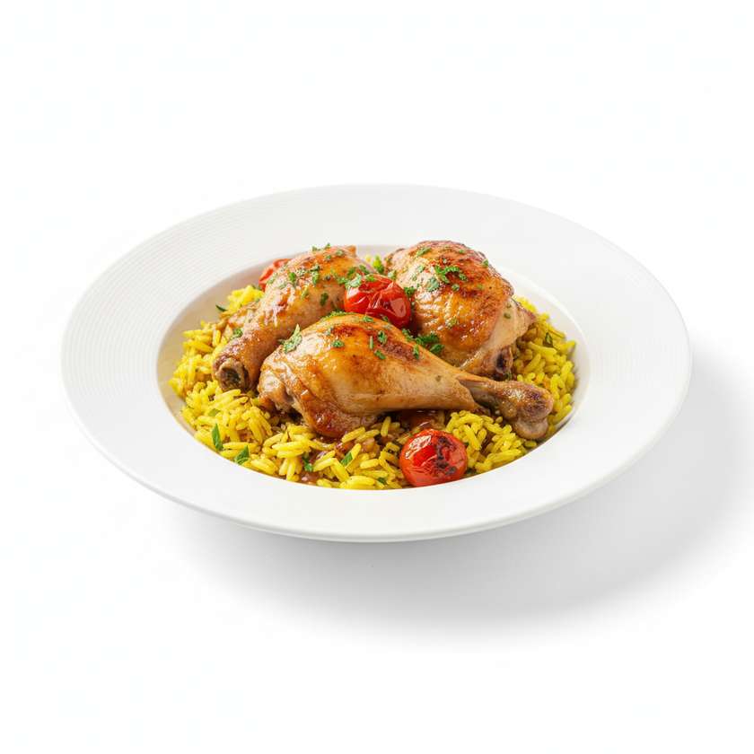 M10.Voňavé a křehké kuře s rýží