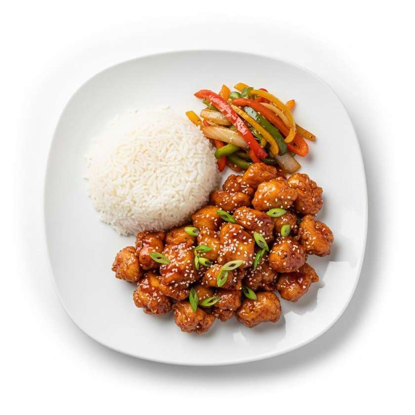 M3.Kuře v pekingské omáčce s rýží