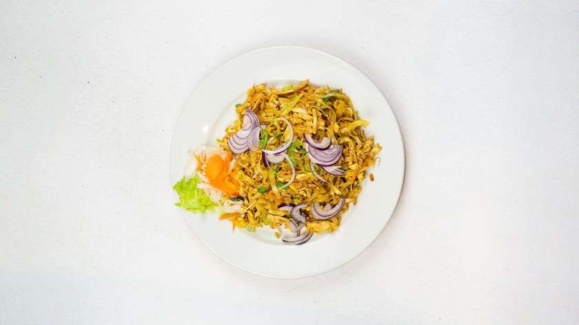 170. Fried Rice with Meat, Vegetables