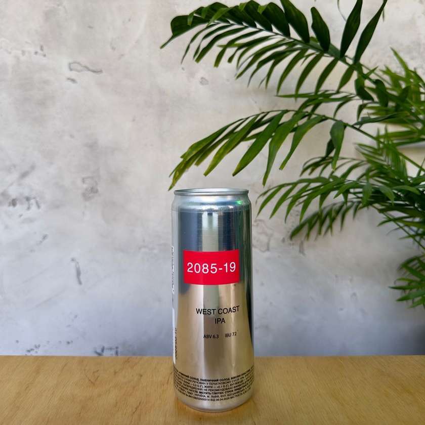 Пиво 2085-19 WEST Coast IPA 0,33 л.