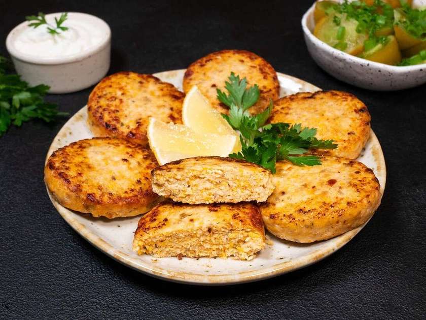 Kotlet z łososia - 3 szt. (na gorąco)