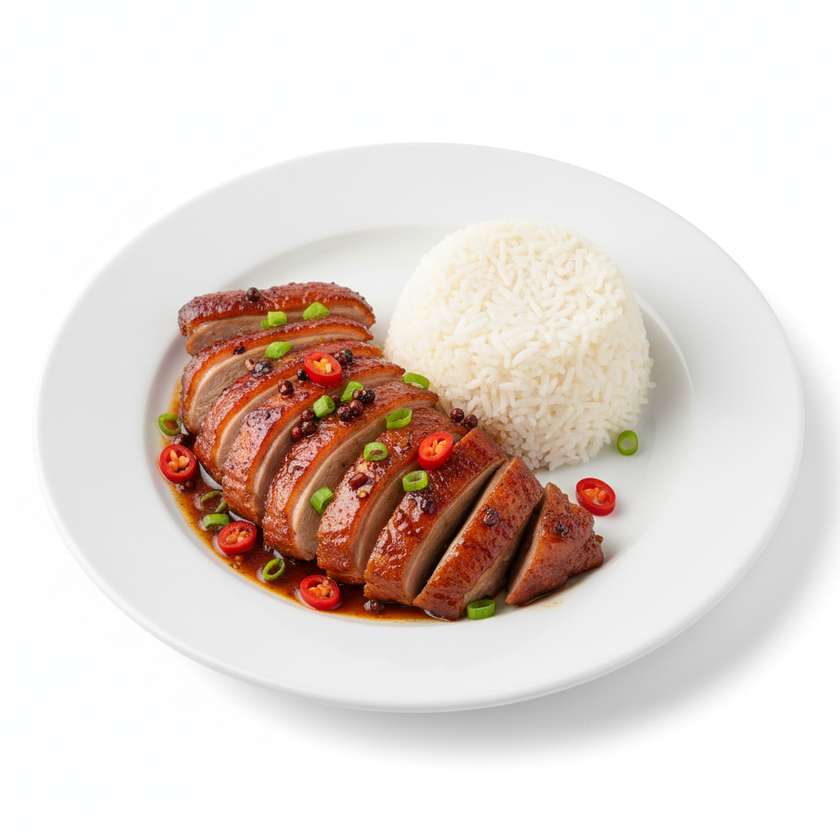 M19b.Kachna s rýží po sečuánsku