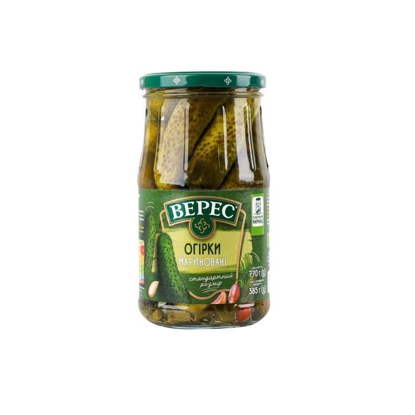 Ogórki marynowane Veres - 770g