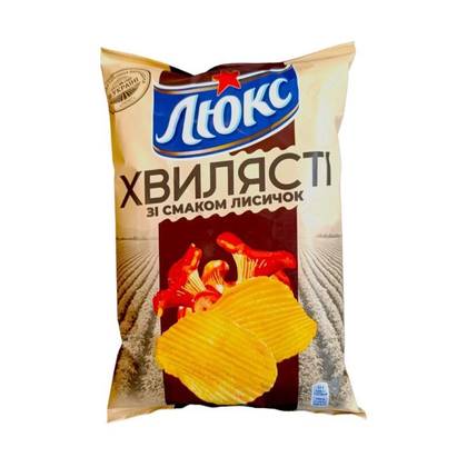 Chipsy ziemniaczane Luks o smaku kurek