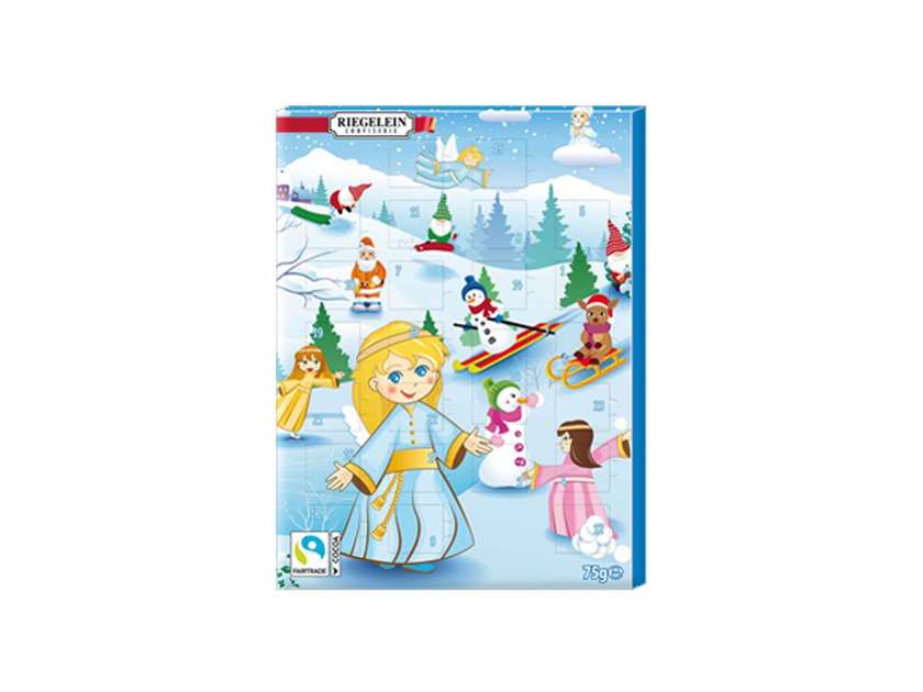 X1. Adventný Kalendár Riegelein - Motív 1 (Čokolády)