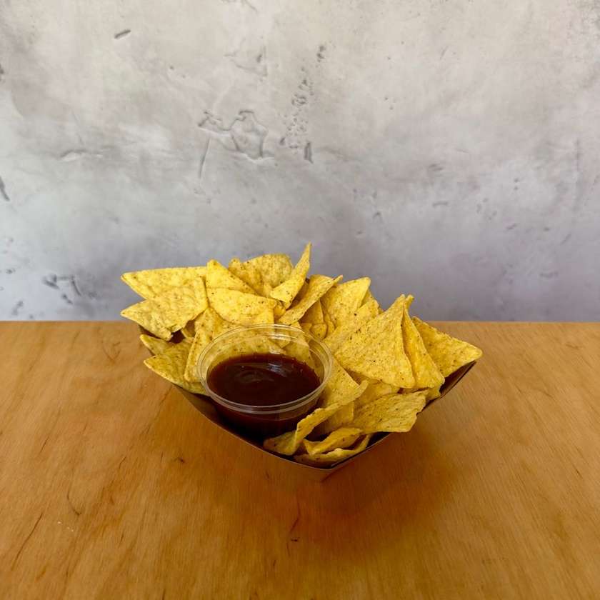 Начос з соусом барбекю 100 г.