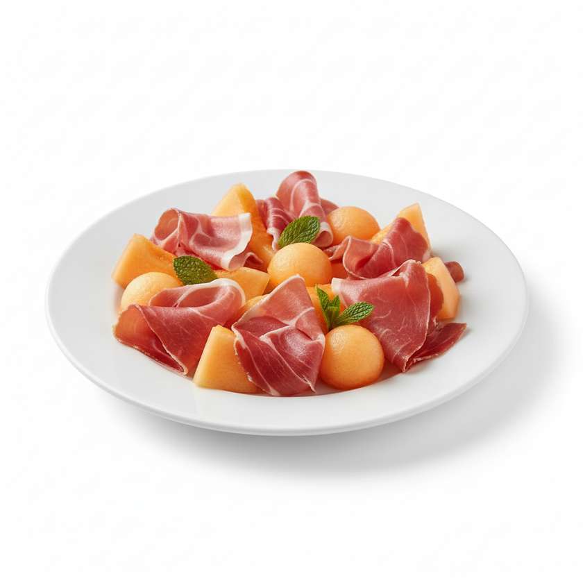 Presunto com Melão