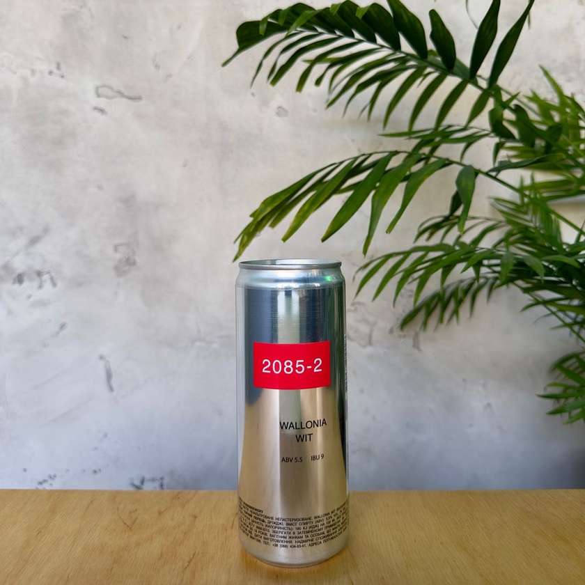 Пиво 2085-2 Wallonia Wit 0,33 л.