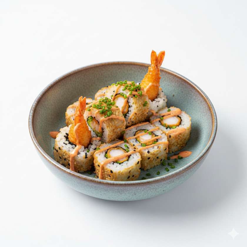 S12. Pražené krevety maki