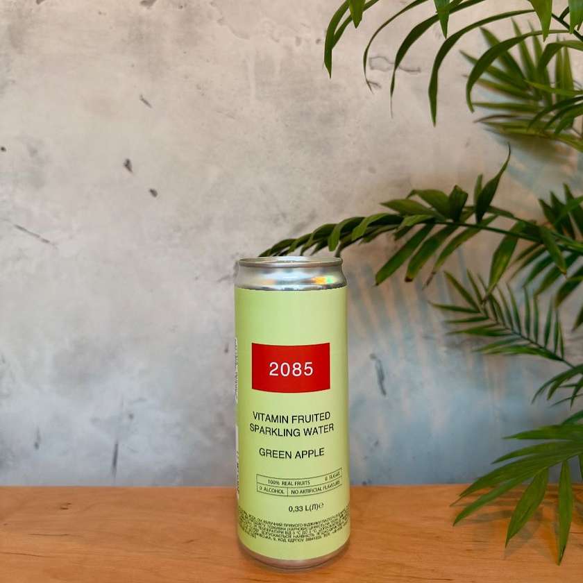 Фруктова вода 2085 Vitamin FSW Green Apple 0,33 л.