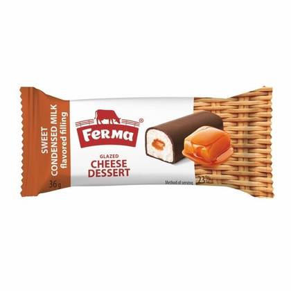 Batonnik twarogowy Ferma o smaku TOFFI - 1 szt.