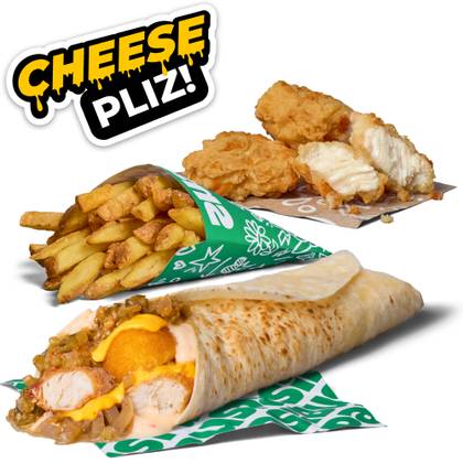 CHEESE WŁAP ZESTAW POWIĘKSZONY