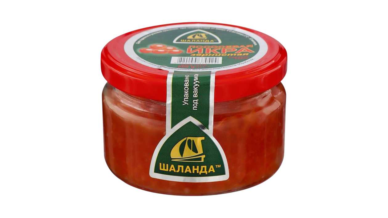 Красная икра лосося "SHALANDA" 90г