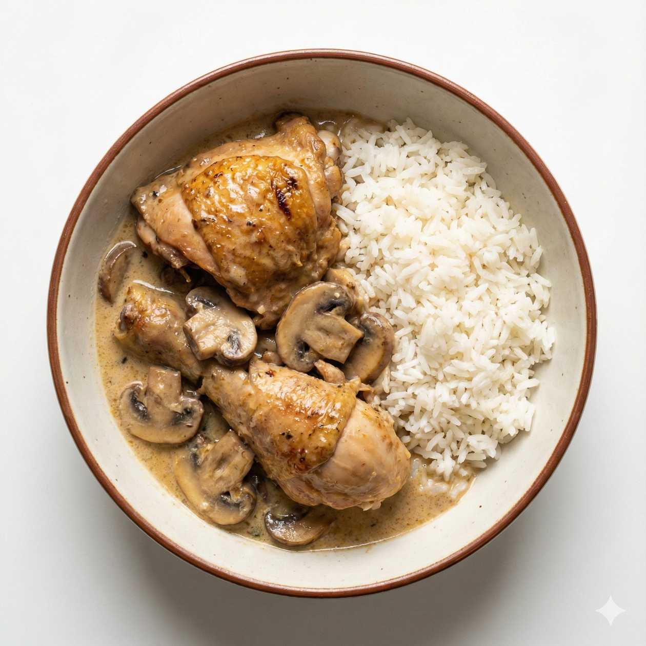 M9.Kuřecí maso na žampionech s rýží