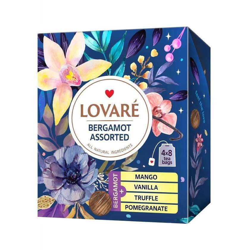 LOVARE Zestaw herb. BERGAMOT ASSORTED - (2gr. x 32tor)