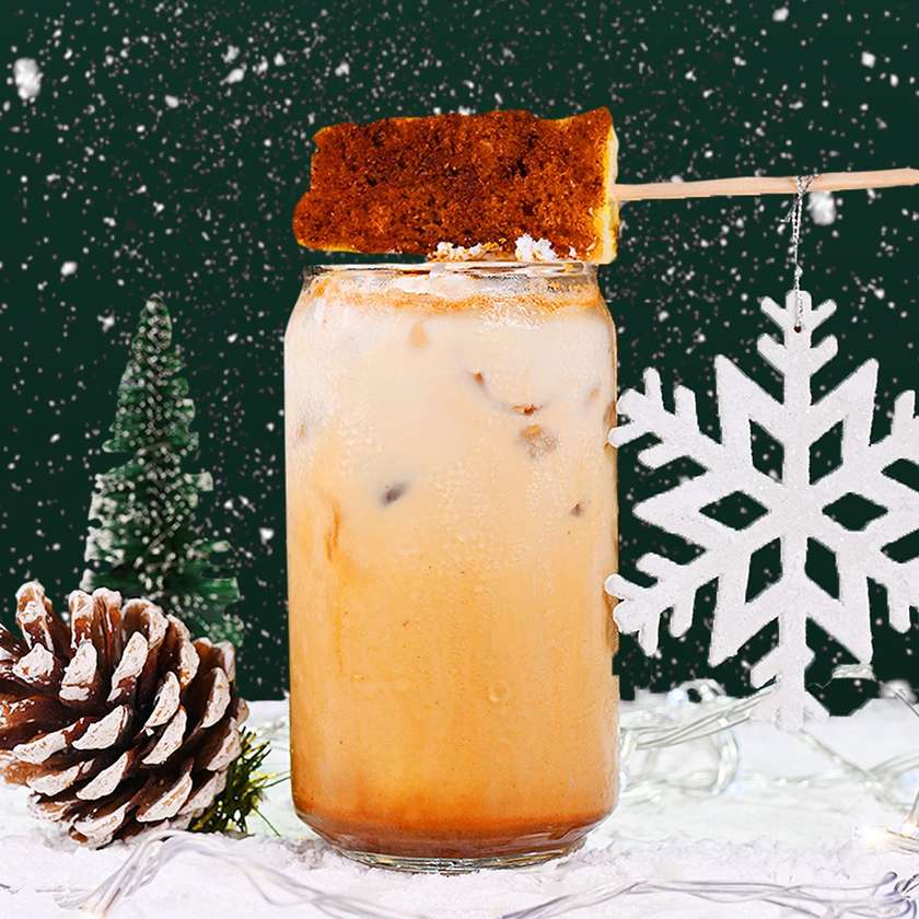 Iced Cinnamon Honey Butter Toast