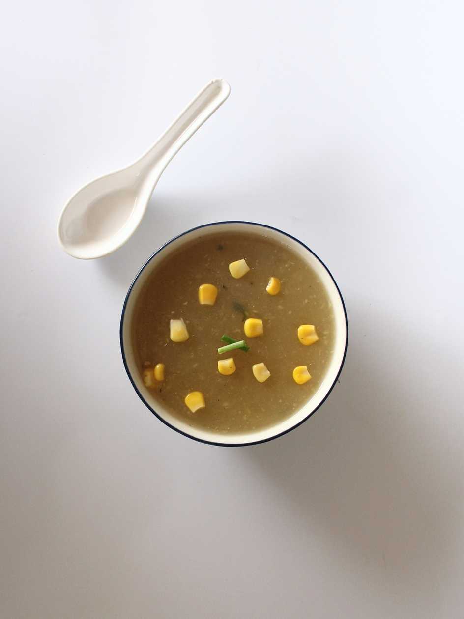 Sweet Corn Plain Soup
