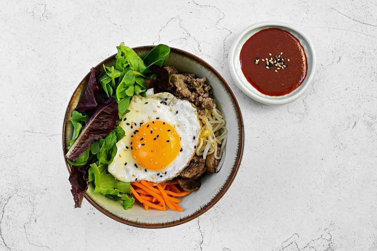 Bibimbap Hovädzie