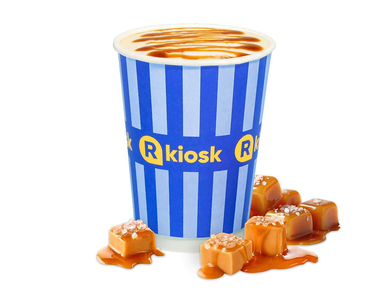 Salted caramel latte