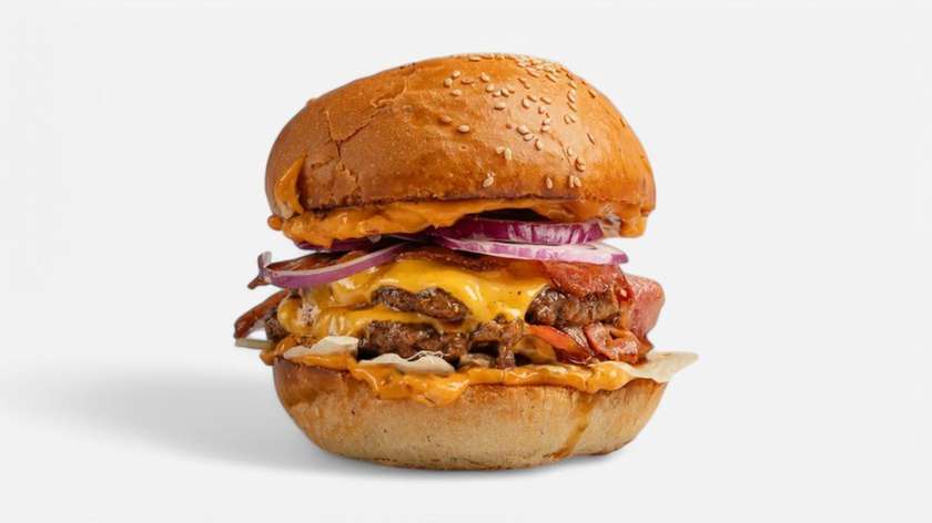 Frankie's Burger with Pulled Pork