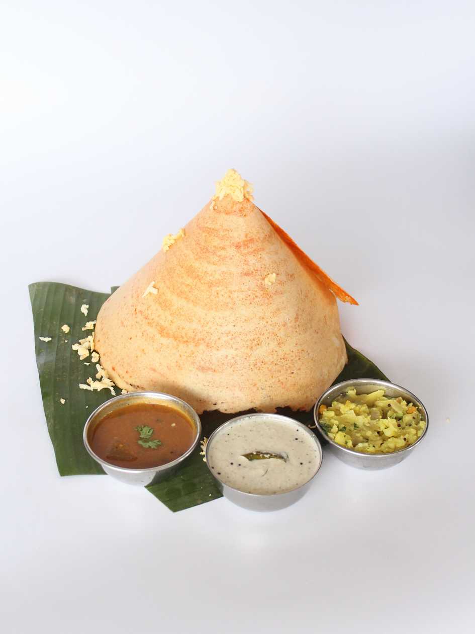 Garlic Cheese Masala Dosa