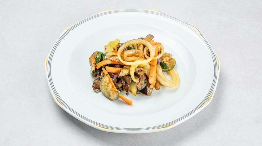 Sauteed Vegetables and Optional Side