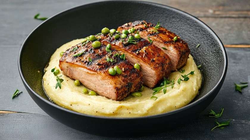 Ceafa de porc la gratar