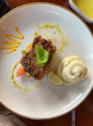 Grouper Filet with Mashed Potatoes