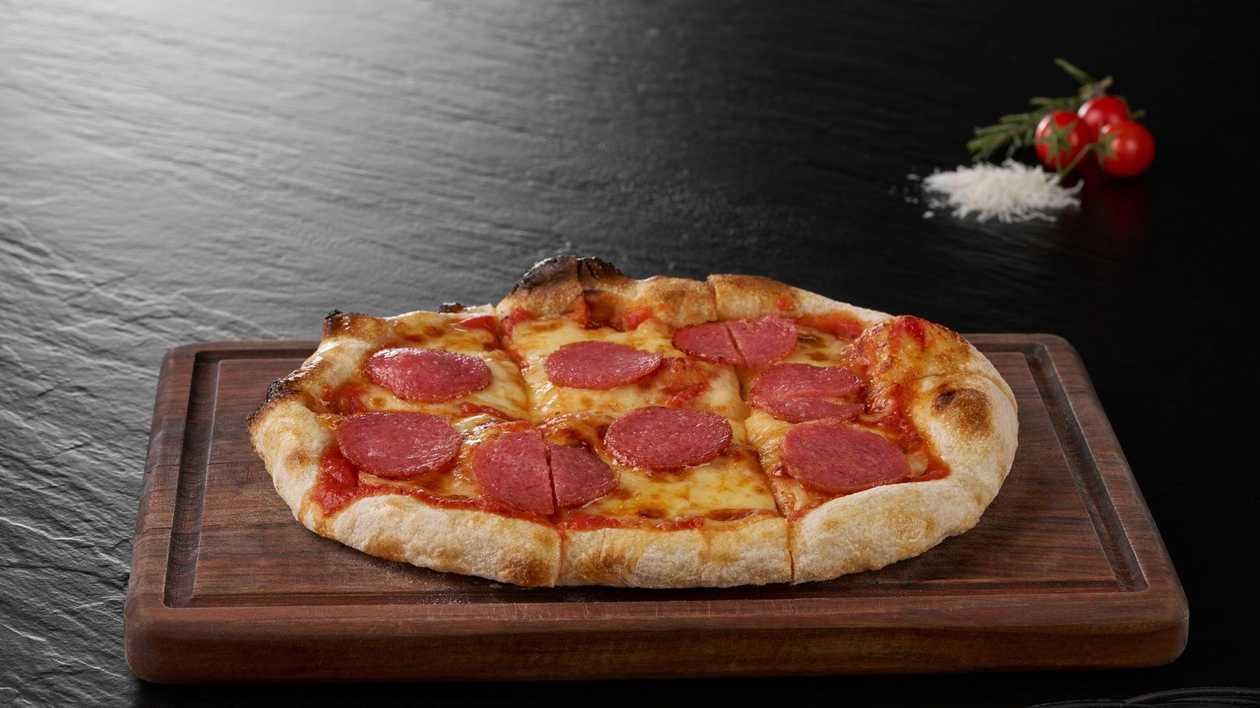 Salami Cheese Flatbread