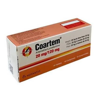 COARTEM 20MG/120MG 18'S