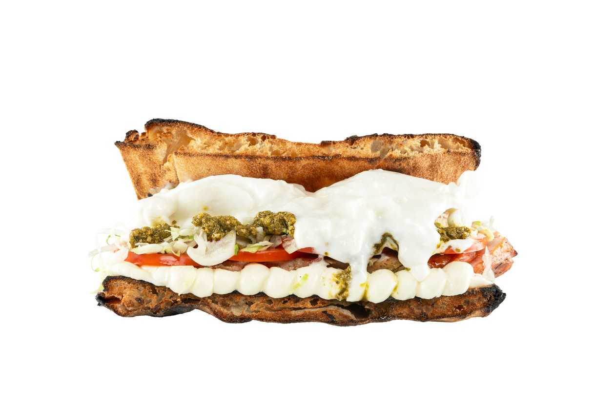 Panini pollo e burratina