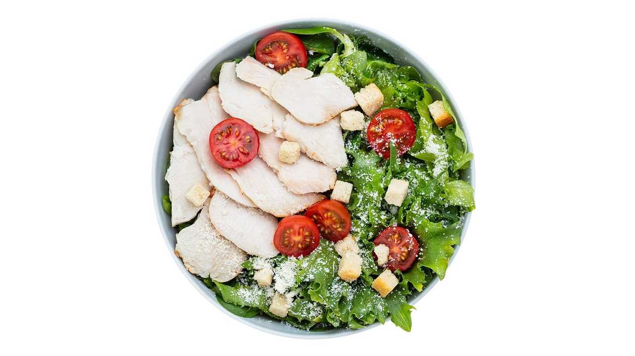 Caesar salad with chicken