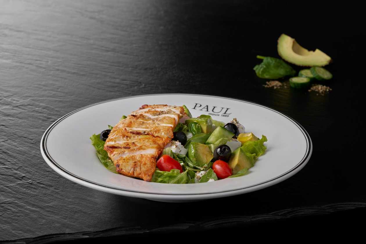Greek Chicken Avocado Salad