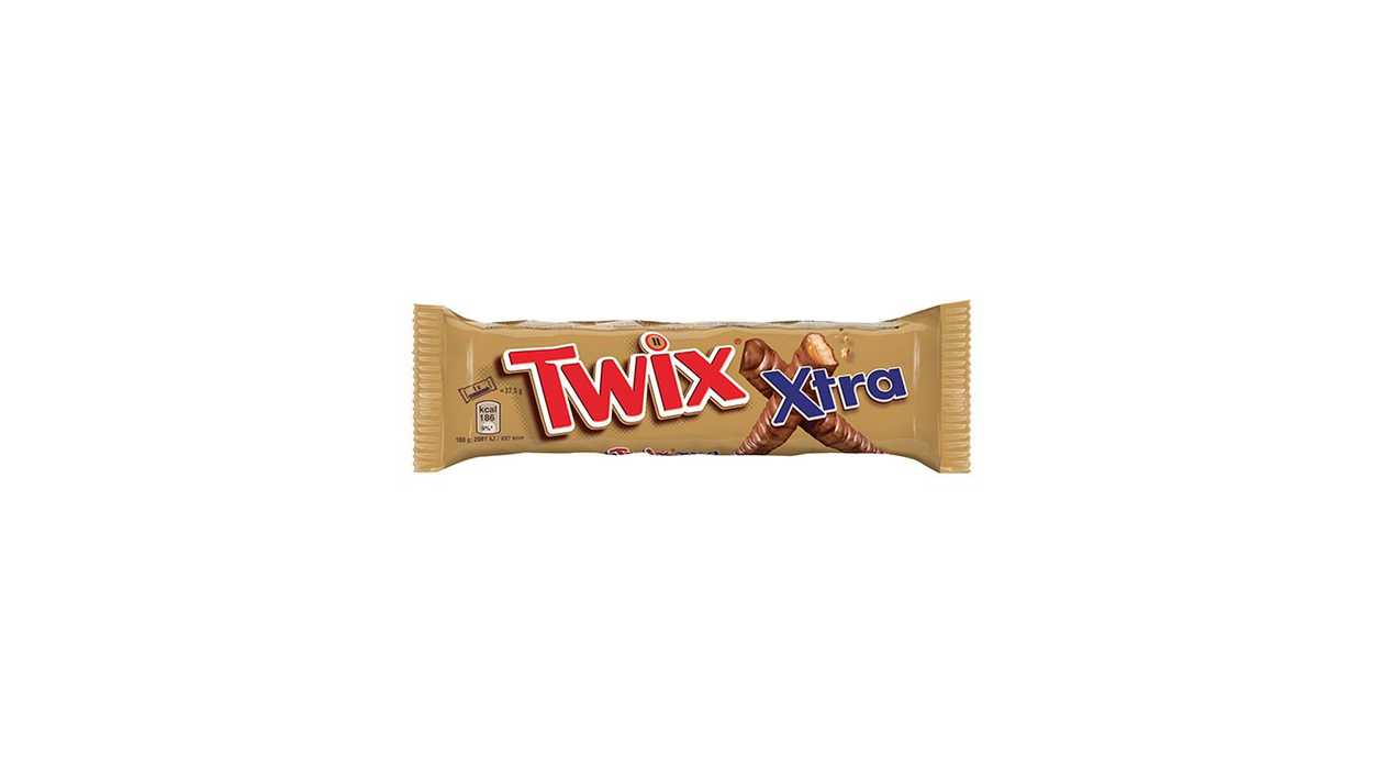 Chocolate bar Twix Xtra