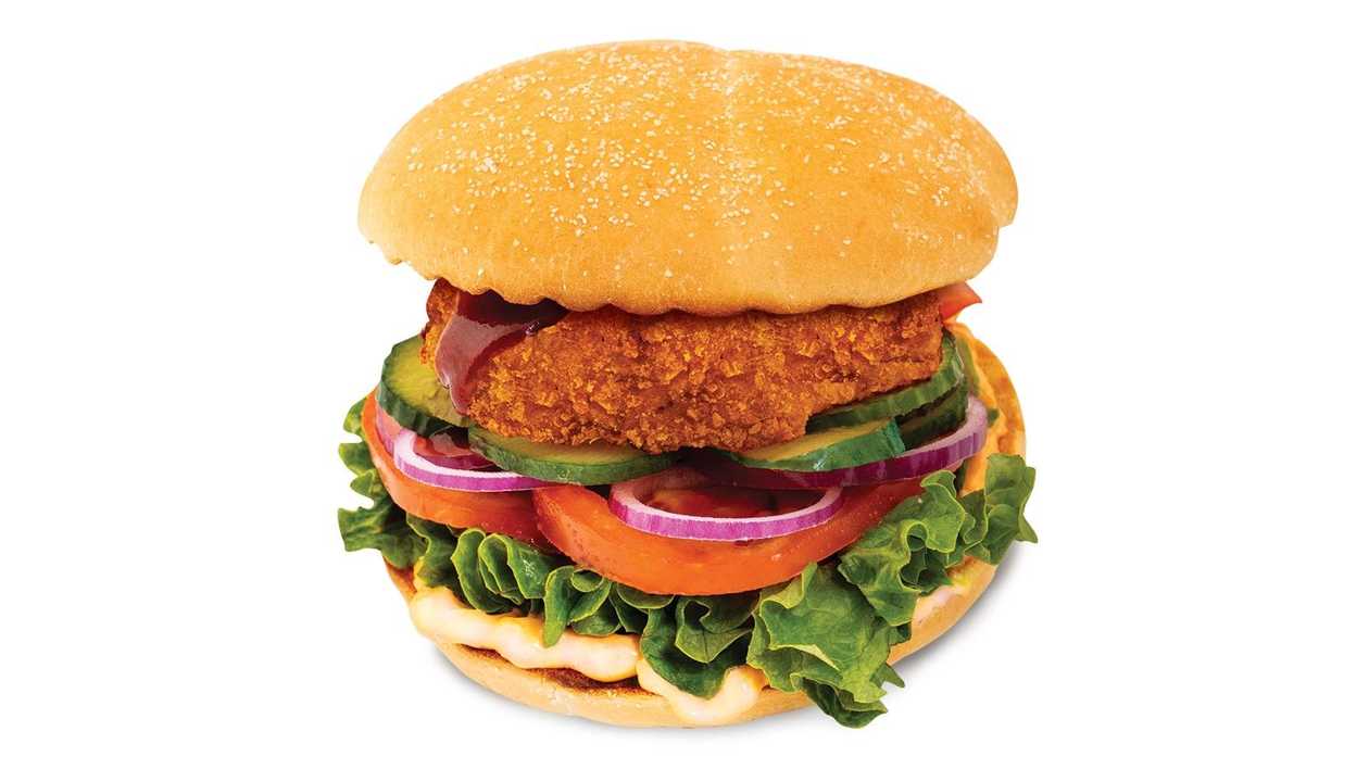 Mr. Vegan pea burger