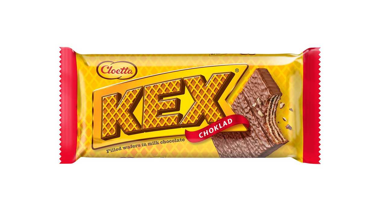 Waffles Kex filled with milk chocolate