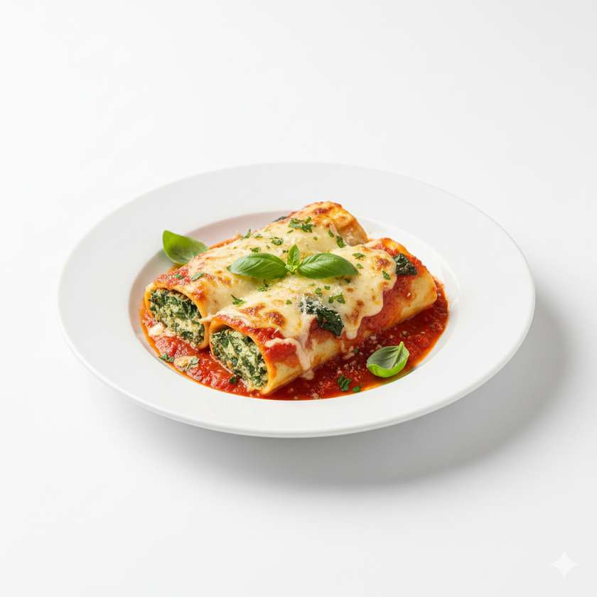 Cannelloni with Ricotta and Spinach