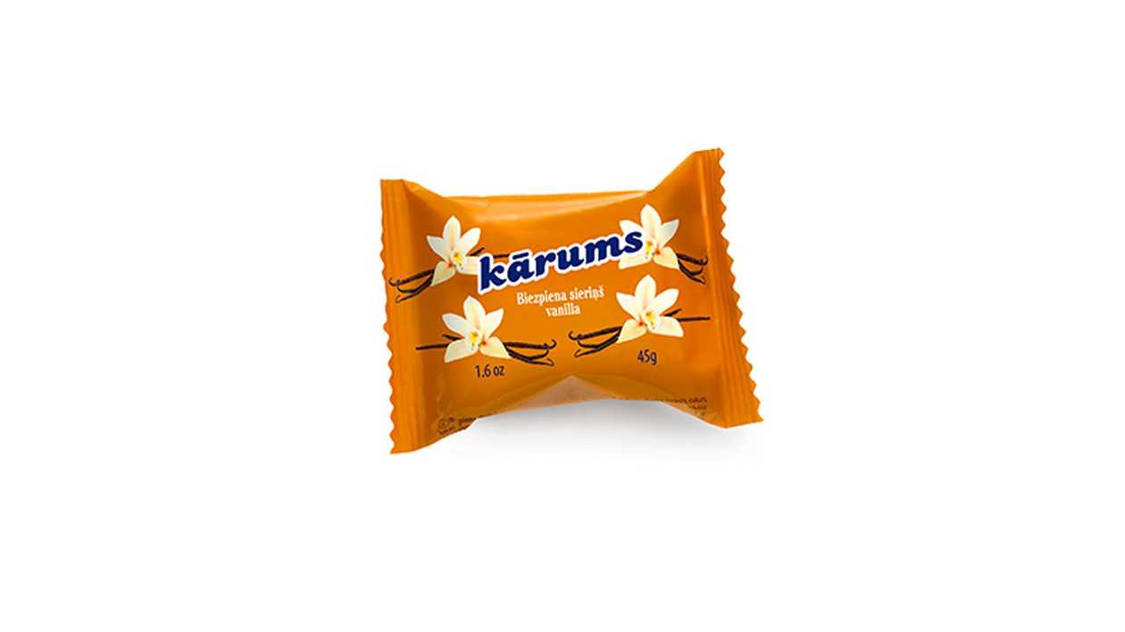 Curd snack vanilla Kārums
