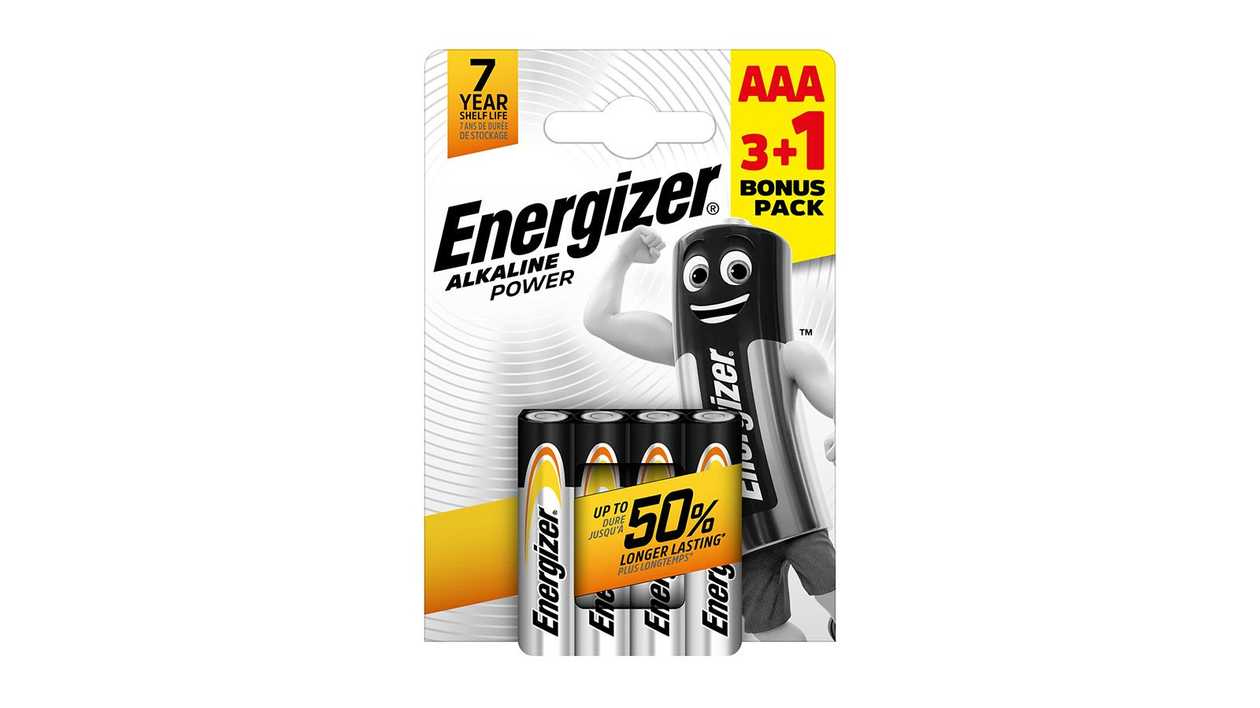 Energizer Base AAA B3+1 1.5V Alkaline batteries