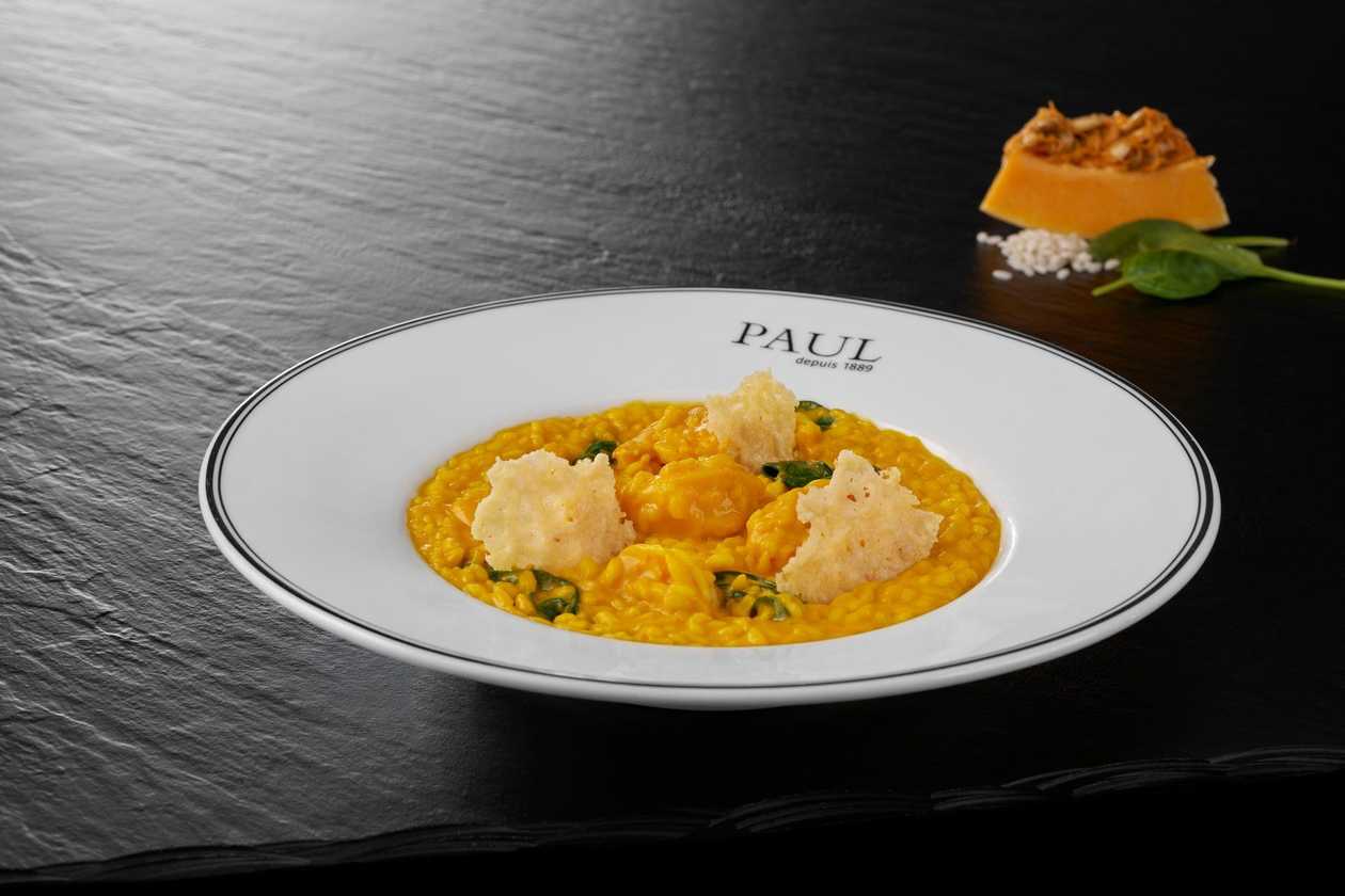 Pumpkin Shrimp Risotto