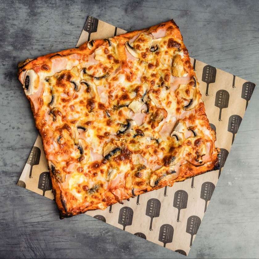 Pizza Tacchino e funghi (2 persoane)
