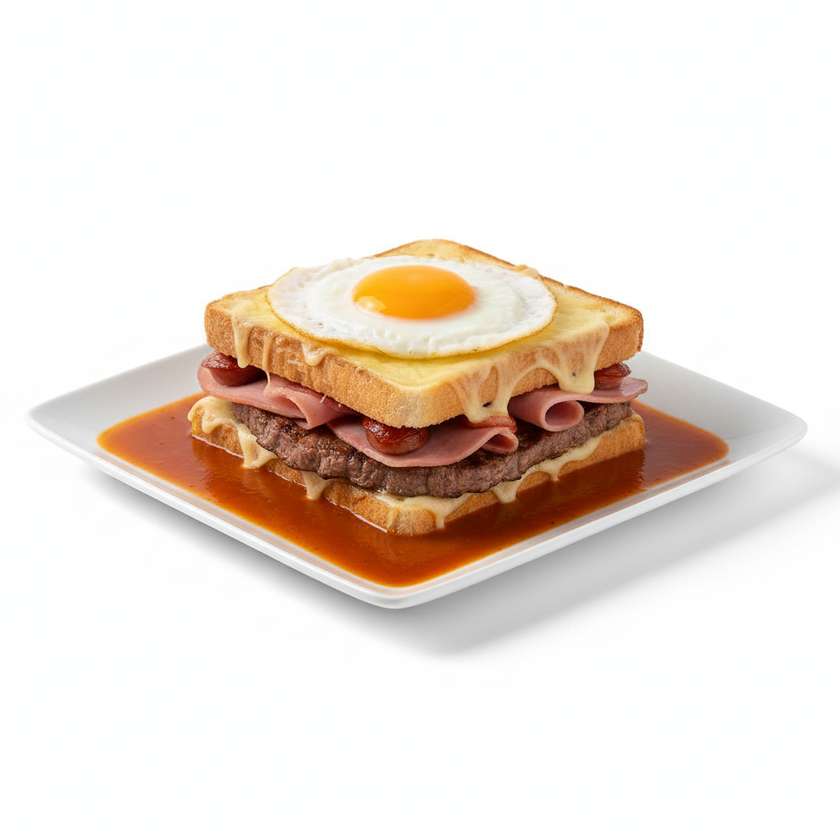Francesinha with Egg